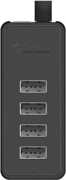Orico USB Hub Adapter 4x USB 2.0 (Black)