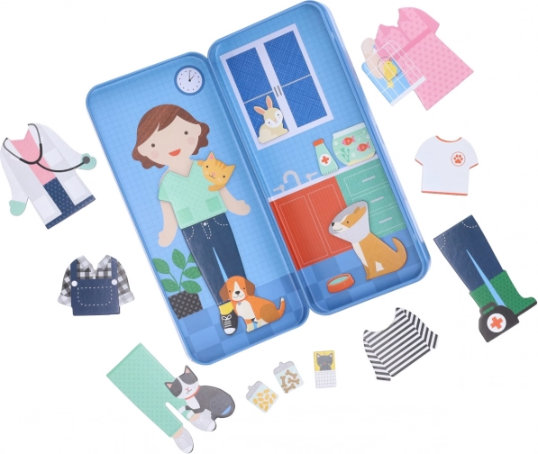 Magnetic Puzzle Veterinarian Petit Collage