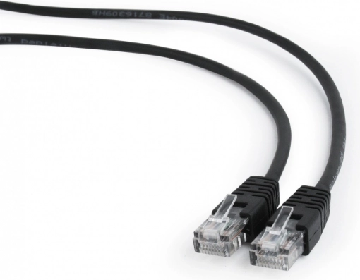 Patch cable Cat 5e 0.5 m black