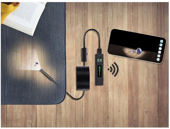 Endoscopische Camera HardWire 5M 8MM LED WIFI