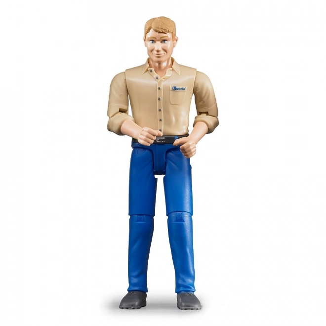 Bruder BWORLD Figuur man blauwe broek
