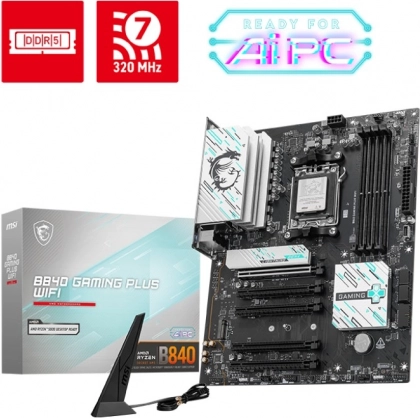 Gaming-moederbord B840 Gaming Plus WiFi, AM5, DDR5, ATX