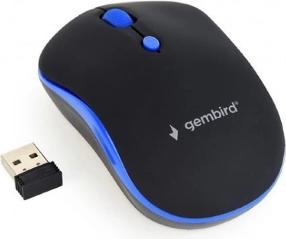 Wireless optical mouse black-blue