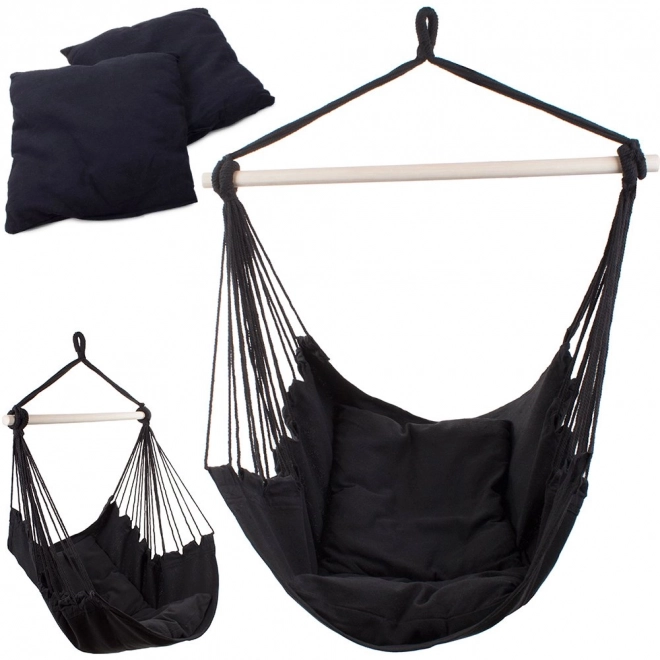 Fauteuil suspendu avec hamac brésilien 2 coussins