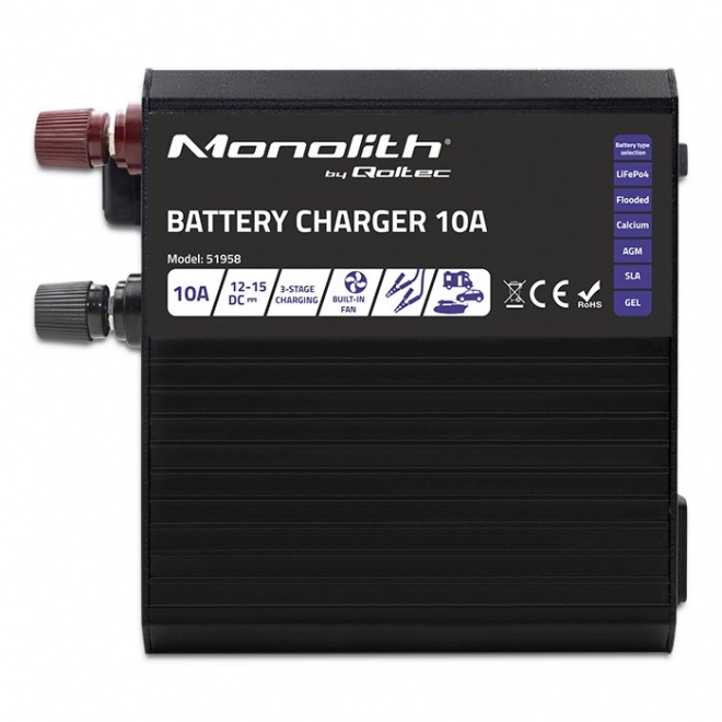 Intelligent oplader Monolith voor LiFePO4 AGM GEL SLA batterijen
