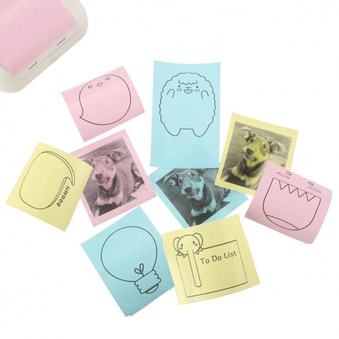 Rol thermopapier voor mini printer 5,7 cm x 3 m 3 stuks gekleurd