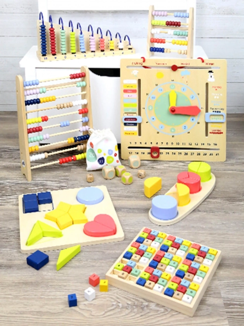 Small Foot houten sudoku gekleurde blokjes