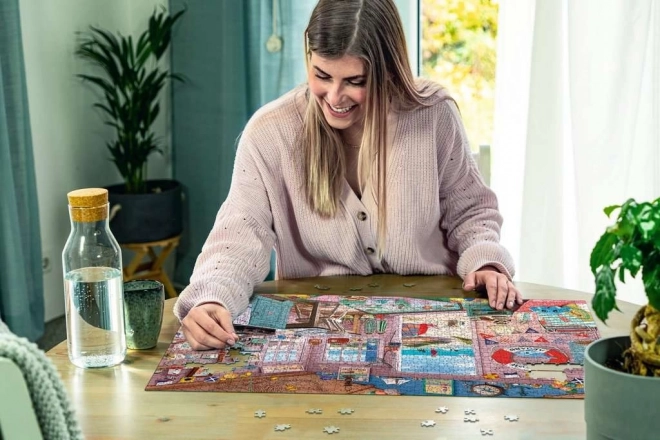 Puzzel Ravensburger Mijn strandhuisje My Haven No7 1000 stukjes