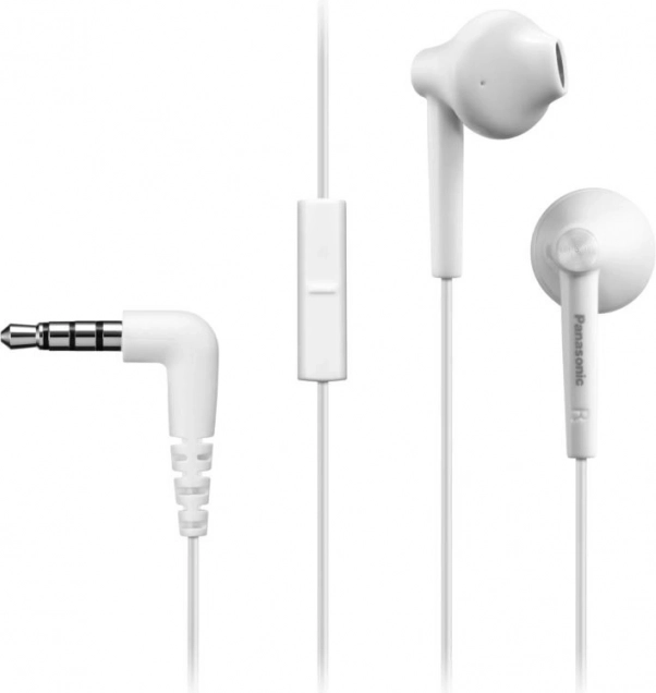 Panasonic in‑ear headphones with microphone RP-TCM55, white