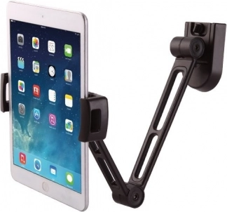 Wandhouder voor tablet 4,7–12,9" met verstelbare arm – zwart