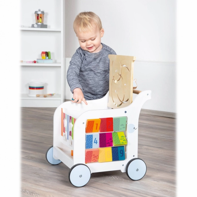 Houten loopwagen Olifant van Small Foot