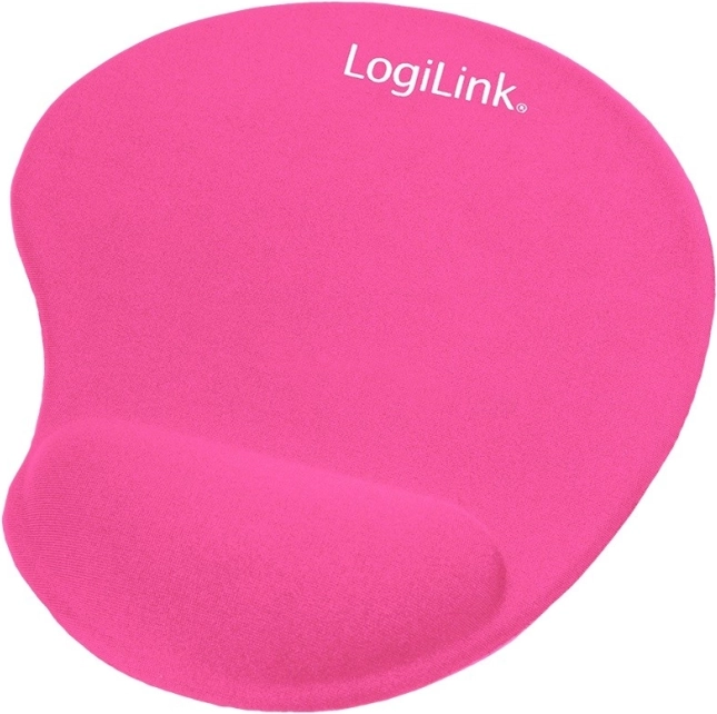 LOGILINK Gel Mouse Pad, Pink