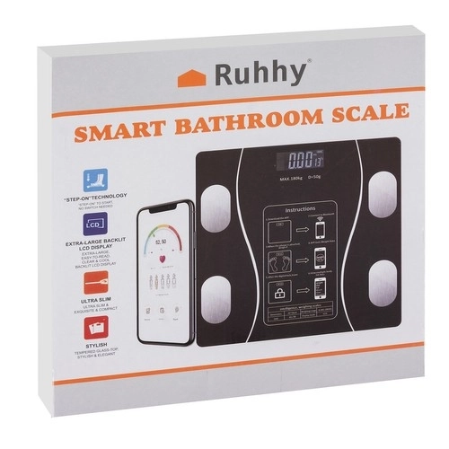 Balance de salle de bain analytique LCD Ruhhy 22525