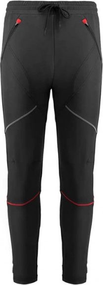 Winter-Radhose Rockbros XL Schwarz und Rot