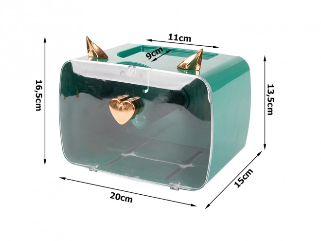 Organizer für Toilettenpapier mit Handyhalter