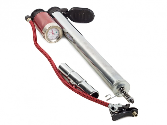 Manual Metal Air Pump with Pressure Gauge