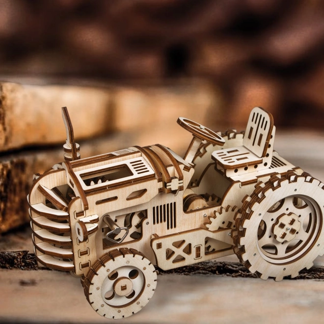 RoboTime 3D houten mechanische puzzel Tractor