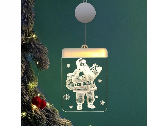 Kerst 3D glazen raamdecoratie