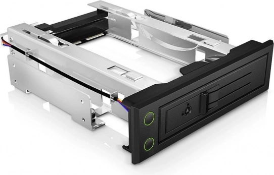 Baie amovible pour HDD 3,5" SATA/SAS dans une baie 5,25"