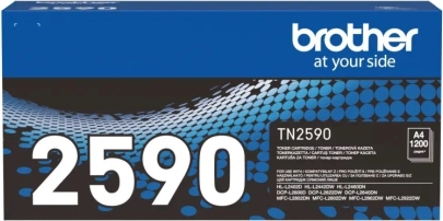zwarte toner Brother TN-2590, rendement 1200 pagina’s