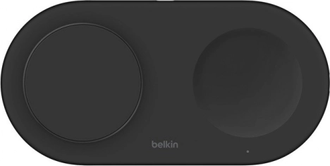 Belkin BoostCharge Pro 2-in-1 draadloze oplaadmat Qi2 15 W – zwart