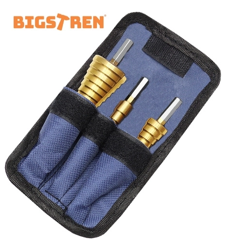 Kegelboor voor plaat - 3 stuks