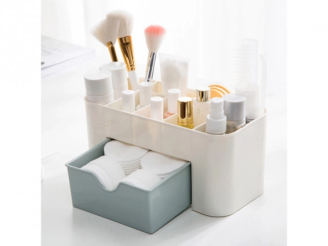 Organizer voor cosmetica en sieraden met vakjes