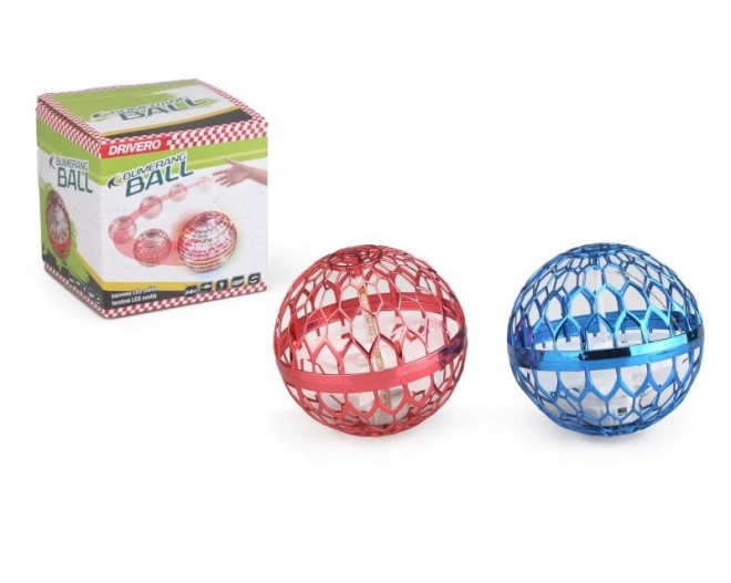 Balle boomerang bleue