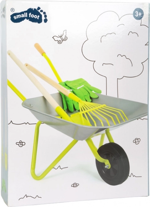 Gardener Set with Wheelbarrow, Tools and Gloves