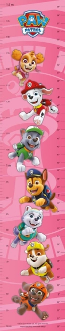 Groeimeter Paw Patrol - roze