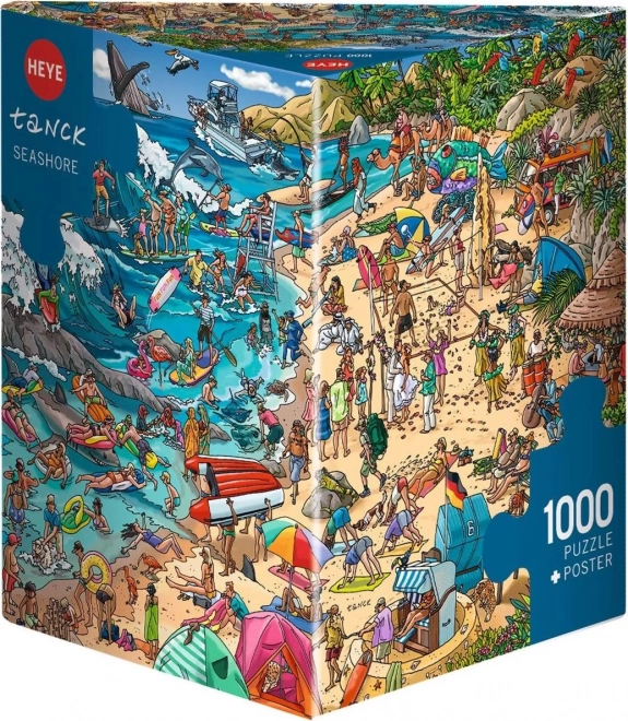 Triangular box and poster