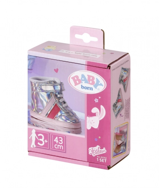 BABY born Holografische sportschoenen voor poppen 43 cm