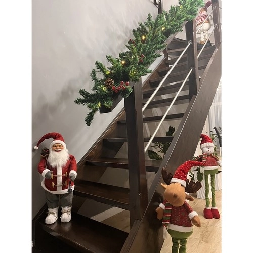 Kerstkrans / decoratie met lichten Ruhhy 22325