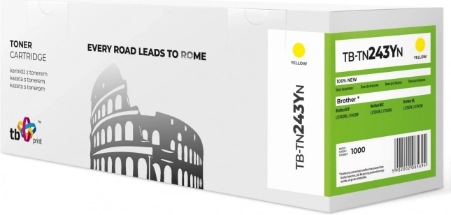 Yellow toner Brother TN243Y compatible