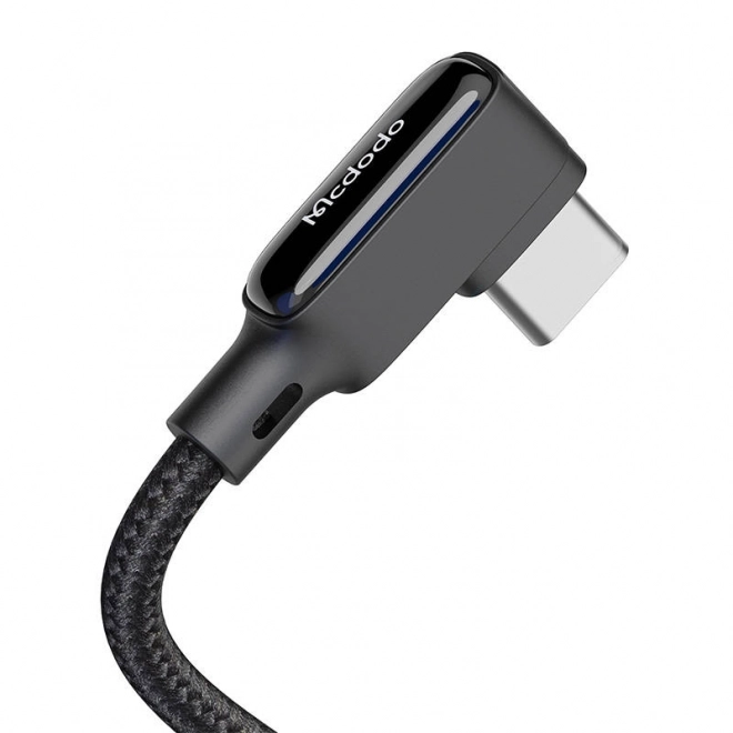 Kabel USB naar USB-C, Mcdodo CA-7310, hoekig, 1,8 m (zwart)