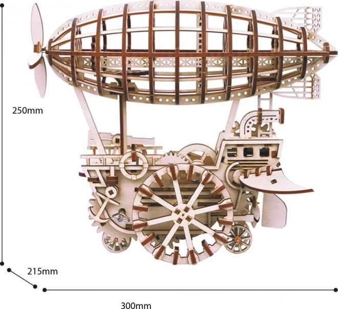 Luchtschip - 3D houten bouwpakket