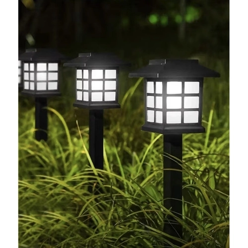 Solar tuinlampen LED – set van 6 huizen