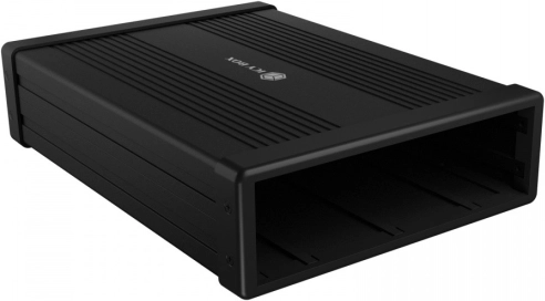 Boîtier externe IB-525-U3 pour lecteurs SATA 5,25 pouces DVD/Blu-ray, noir