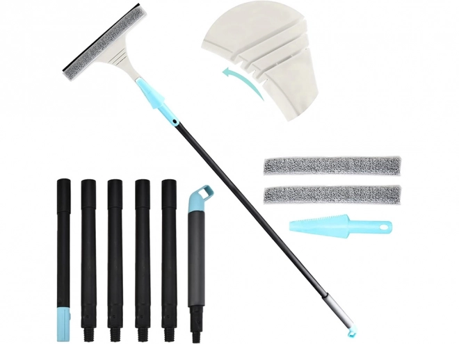 Microfiber Window Cleaning Brush with Adjustable Length