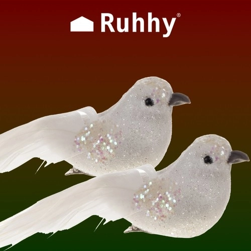Dekorative Vogel-Anhänger für den Weihnachtsbaum