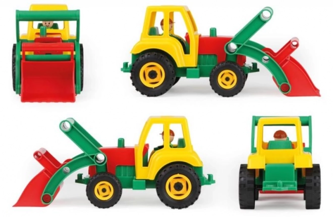 Actieve tractor met lader