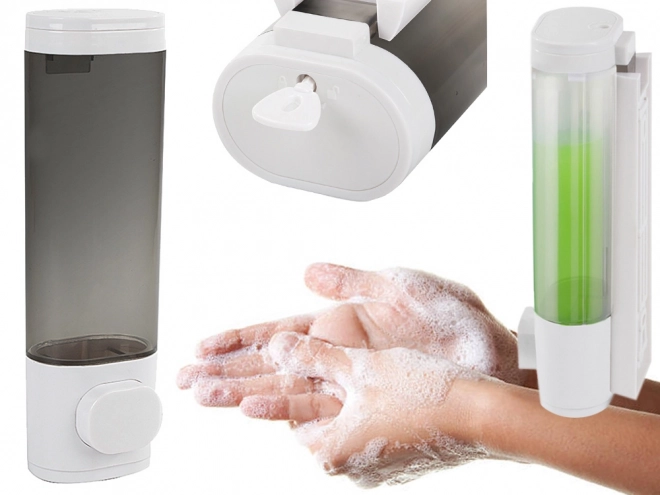 Distributeur mural de savon et shampooing 300 ml
