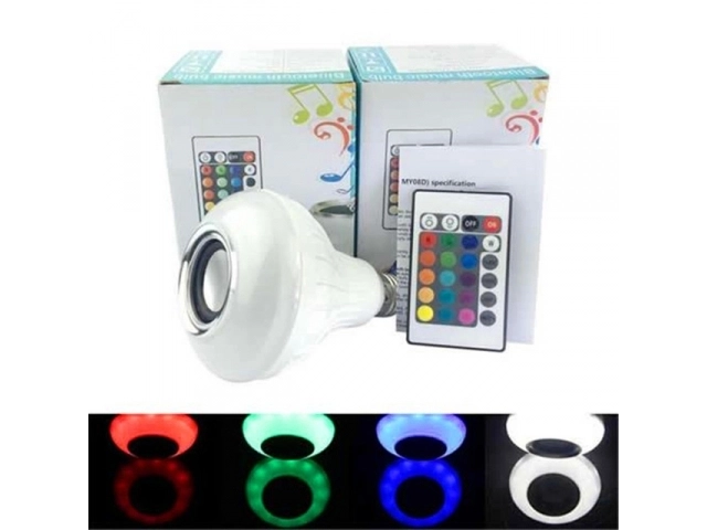 Kleurige LED-lamp met Bluetooth-luidspreker