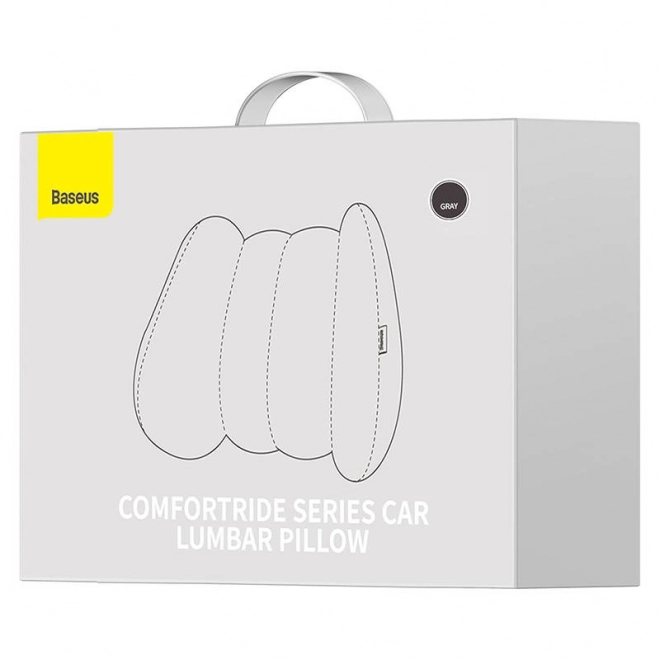 Lendensteunkussen voor auto Baseus Comfort Ride (grijs)