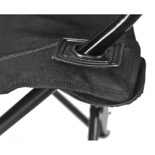 Foldable fishing chair black