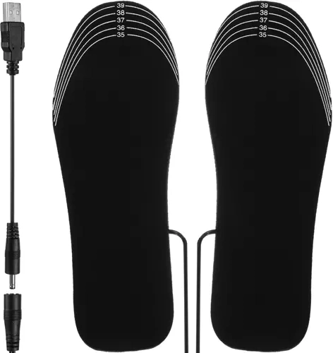 Verwarmde USB-inlegzolen Maat 35-40