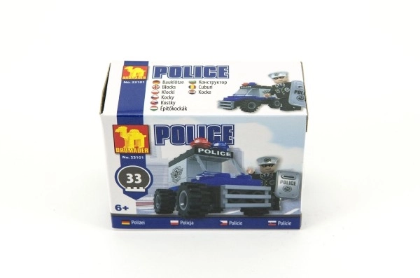 Bouwpakket Dromader - politieauto 33 stuks