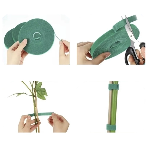 Gardlov groene textieltape met haak en lus 5m