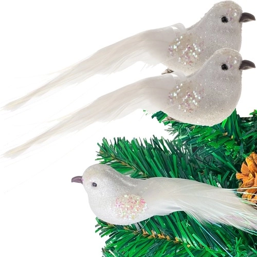Dekorative Vogel-Anhänger für den Weihnachtsbaum