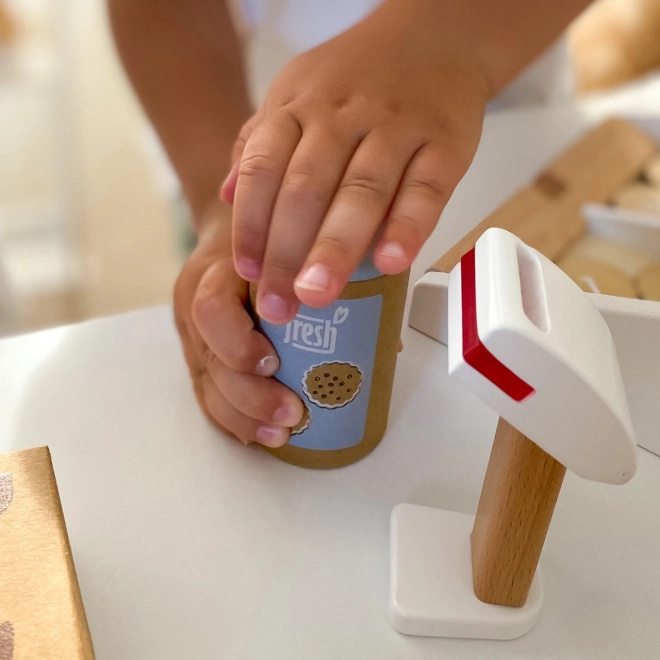 Houten koekjes voor kinderen